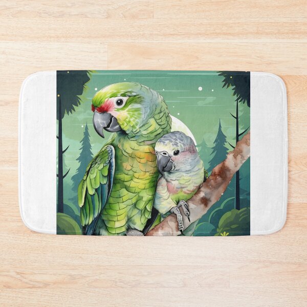 Item preview, Gift Dove Realistic Nature Trees Birds Amazon Parrot designed and sold by TRENDDREAMER ⭐⭐⭐⭐⭐.