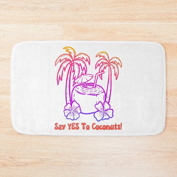 Item preview, Say YES To Coconuts -Vivid Tropics - Crazy for Coconuts designed and sold by Sun Sand & Sea Art.