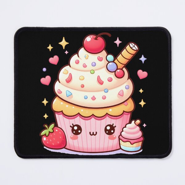 Item preview, Sweet Treat Delight - Adorable Cupcake Character designed and sold by Ingridpd.