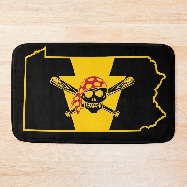 Item preview, Pittsburgh Baseball Keystone Flag Map designed and sold by Tara Stark.
