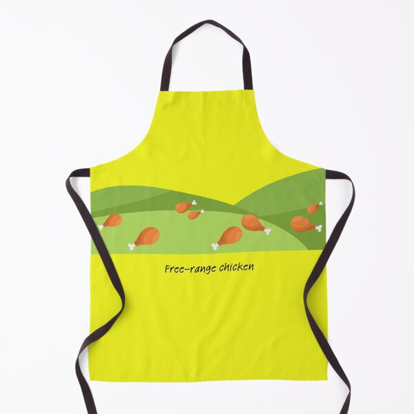 Item preview, Free range chicken (drumstick) on green hills designed and sold by ProjectLui.