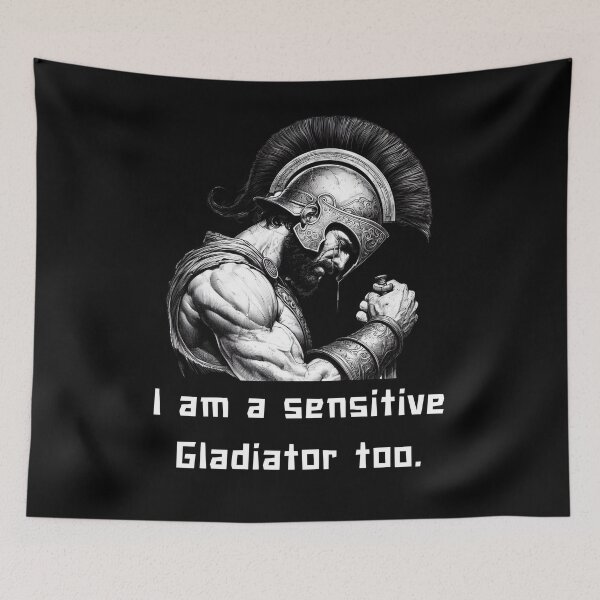 Item preview, Achilles: I am a sensitive Gladiator too for man designed and sold by CachoGlorious.