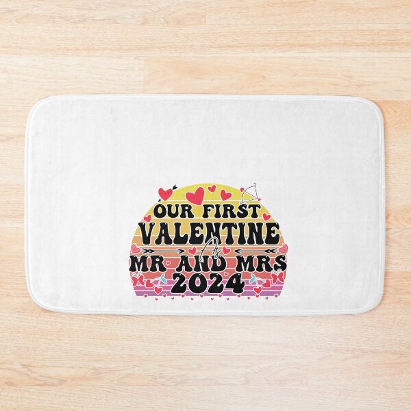 Item preview, Our First Valentine As Mr And Mrs, Gift for New Married designed and sold by ArtByKatti.