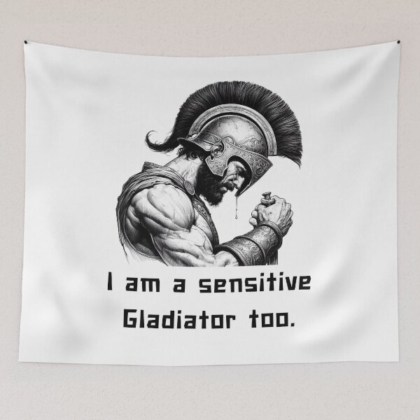 Item preview, Achilles: I am a sensitive Gladiator too for man designed and sold by CachoGlorious.