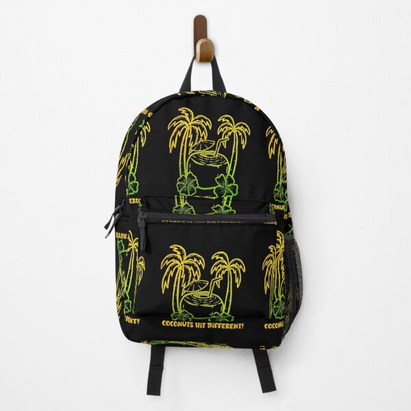 Item preview, COCONUTS HIT DIFFERENT - Vivid Tropics - Crazy for Coconuts - Sunset, Sunrise designed and sold by Sun Sand & Sea Art.