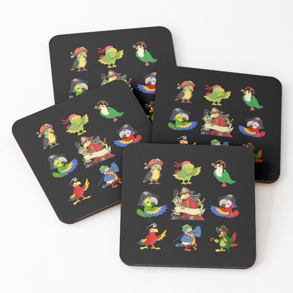 Item preview, Many types of parrots during the summer holidays. designed and sold by Isadesignart.