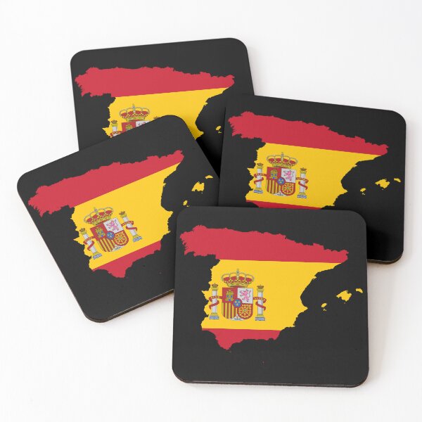 Item preview, Flag Map of Spain designed and sold by feether-store.