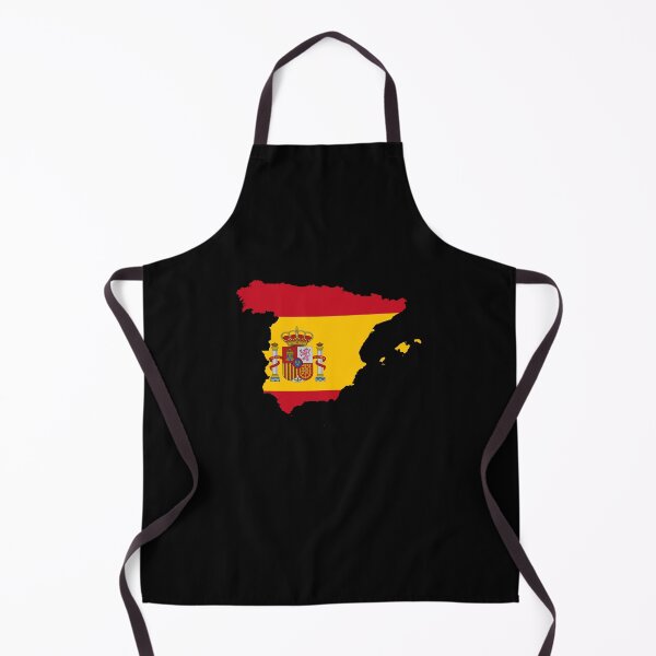 Item preview, Flag Map of Spain designed and sold by feether-store.