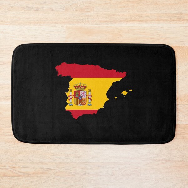 Item preview, Flag Map of Spain designed and sold by feether-store.