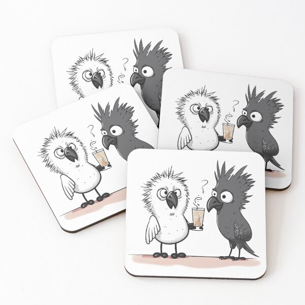 Item preview, Drinking Buddies | Birds | Feathered Friends designed and sold by FableFauna.