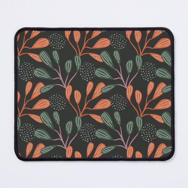 Item preview, dark background batik leaves designed and sold by tamongg14.