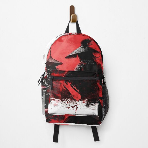 Item preview, Samurai Sentinel: Pagoda Protector in Red Splatter designed and sold by ShogunStyle.