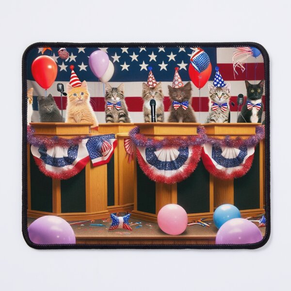 Item preview, Election 2024 The Presidential Kitten Debate. designed and sold by MartianBCShop.