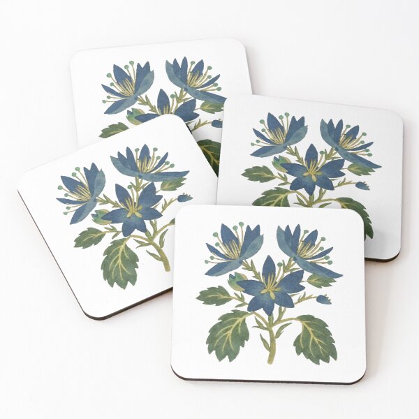 Item preview, blue wildflowers designed and sold by PrimeInk.