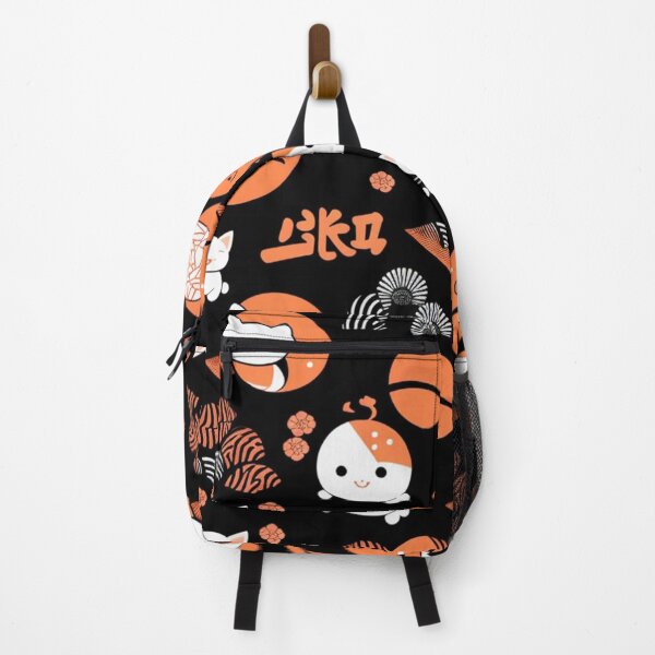 Item preview, Cool orange black kawaii pattern  designed and sold by Roxburylane.
