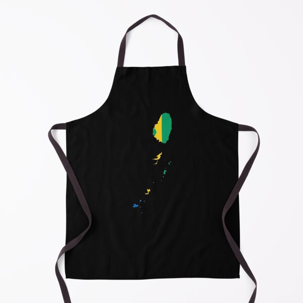 Item preview, Flag Map of Saint Vincent and the Grenadines designed and sold by feether-store.
