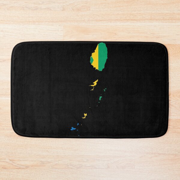 Item preview, Flag Map of Saint Vincent and the Grenadines  designed and sold by feether-store.
