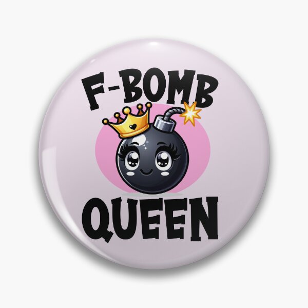 Item preview, F Bomb Queen, funny swearing t-shirt designed and sold by TaraGbear.