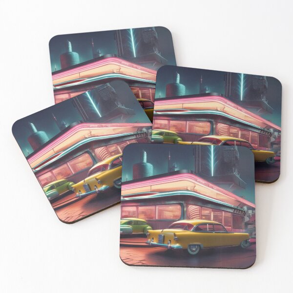 Item preview, American diner in a futuristic city designed and sold by Lina Khaled.