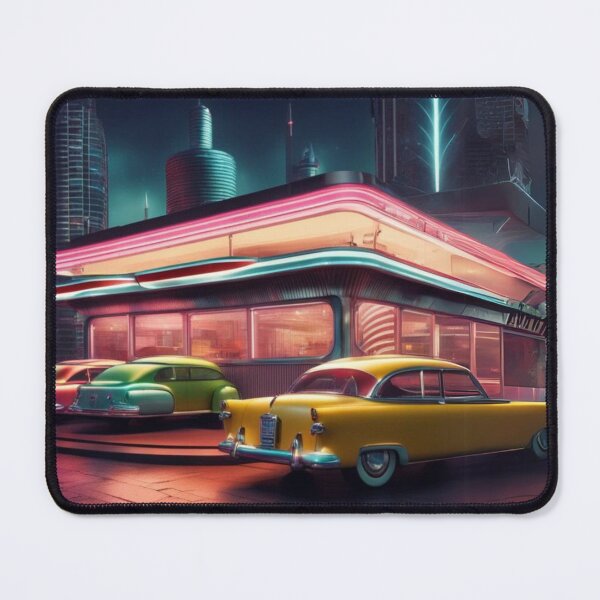 Item preview, American diner in a futuristic city designed and sold by Lina Khaled.