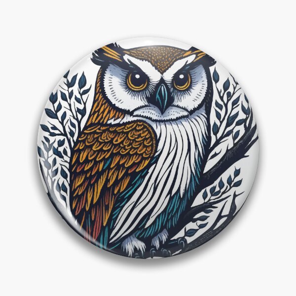 Item preview, Cartoon Characters | Colorful OWL | Comic Birds | InkSorcerer designed and sold by InkSorcerer.