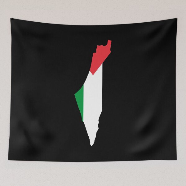 Item preview, Flag Map of Palestine designed and sold by feether-store.
