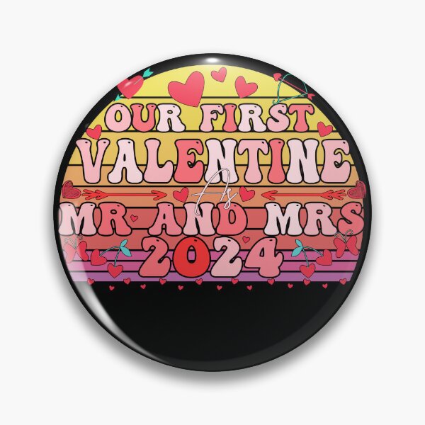 Item preview, Our First Valentine As Mr And Mrs, Gift for New Married designed and sold by ArtByKatti.