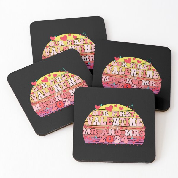Item preview, Our First Valentine As Mr And Mrs, Gift for New Married designed and sold by ArtByKatti.