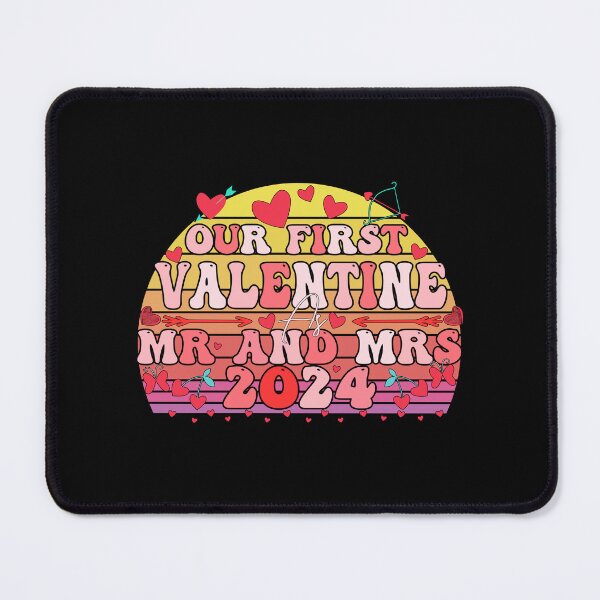 Item preview, Our First Valentine As Mr And Mrs, Gift for New Married designed and sold by ArtByKatti.