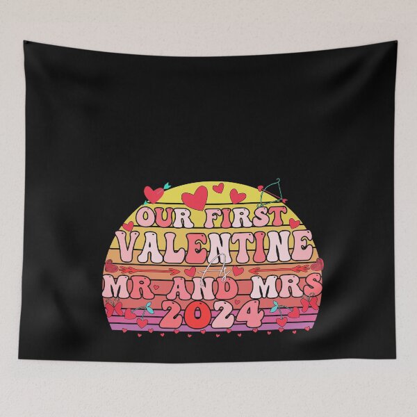 Item preview, Our First Valentine As Mr And Mrs, Gift for New Married designed and sold by ArtByKatti.