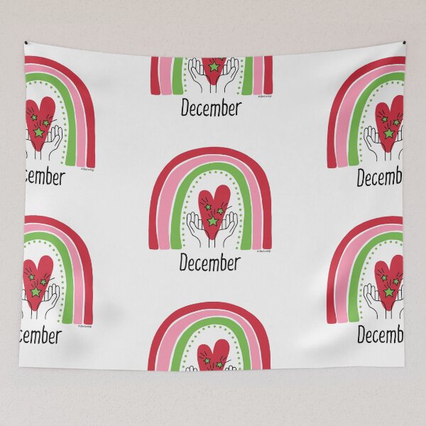 Item preview, December designed and sold by Lillieoandco.