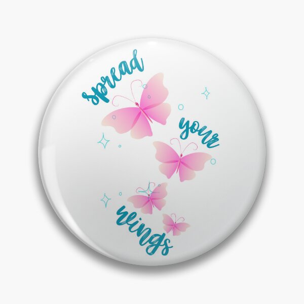 Item preview, Pink Butterflies Inspirational Quote designed and sold by Bridget Swanson.