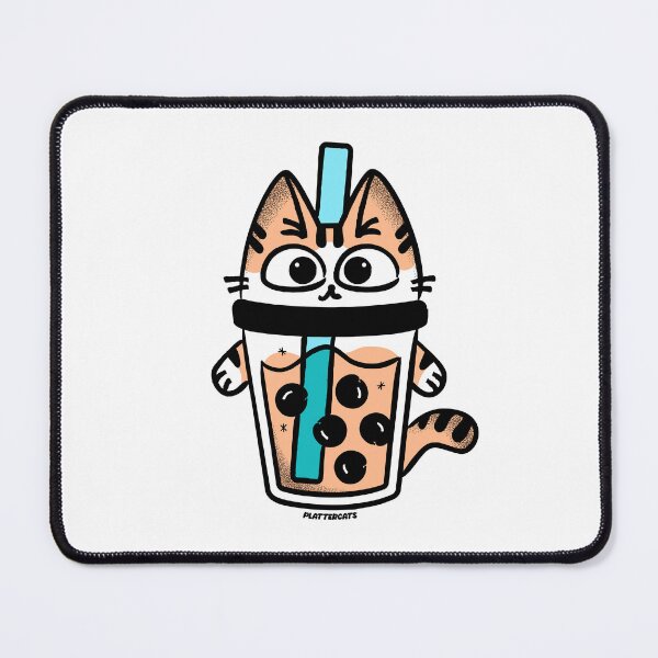 Item preview, Tiger Boba Cat Tea designed and sold by plattercat.
