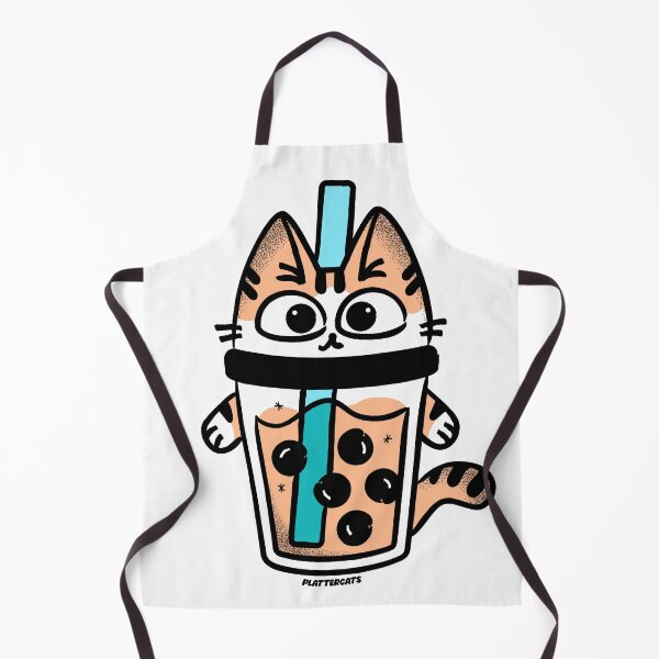 Item preview, Tiger Boba Cat Tea designed and sold by plattercat.