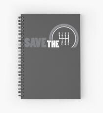 Cuaderno de espiral Guardar el cambio de palanca manual