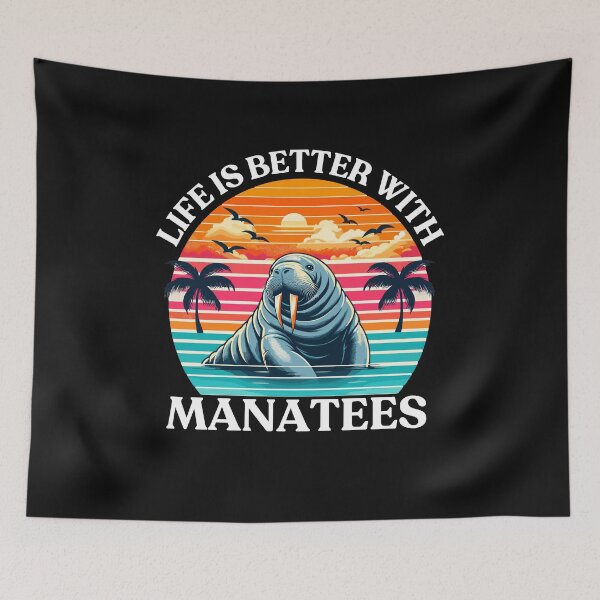 Item preview, Embrace the Magic: Life is Better with Manatees Shirt - Get Yours Today designed and sold by Clothesbest.