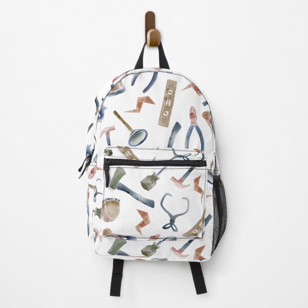 Item preview, Boys Watercolor Tradesman Construction Tools Pattern designed and sold by TheTradesStore.