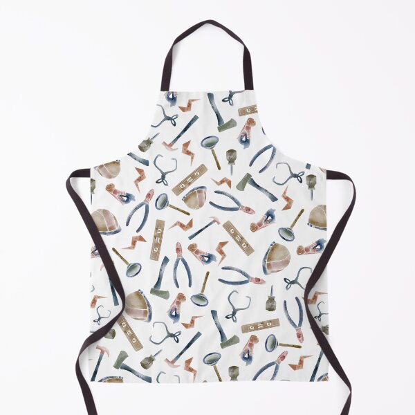 Item preview, Boys Watercolor Tradesman Construction Tools Pattern designed and sold by TheTradesStore.