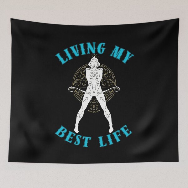 Item preview, Living My Best Life. sagittarius birthday designed and sold by ZodiacWonders.