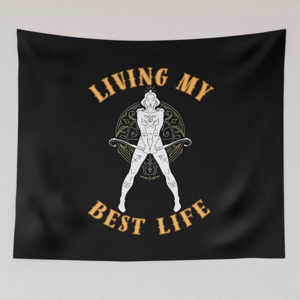 Item preview, Living My Best Life. sagittarius sign designed and sold by ZodiacWonders.