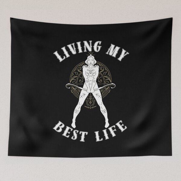 Item preview, Living My Best Life designed and sold by ZodiacWonders.