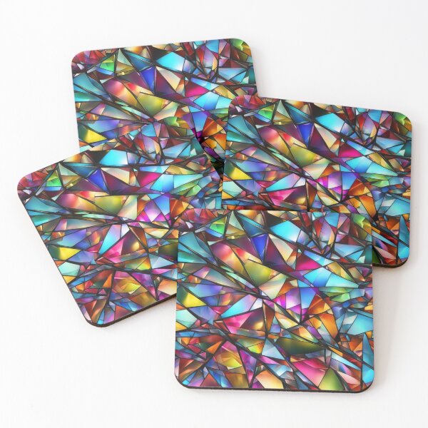 Item preview, Abstract Colorful Stained Glass Pattern designed and sold by calibrit.