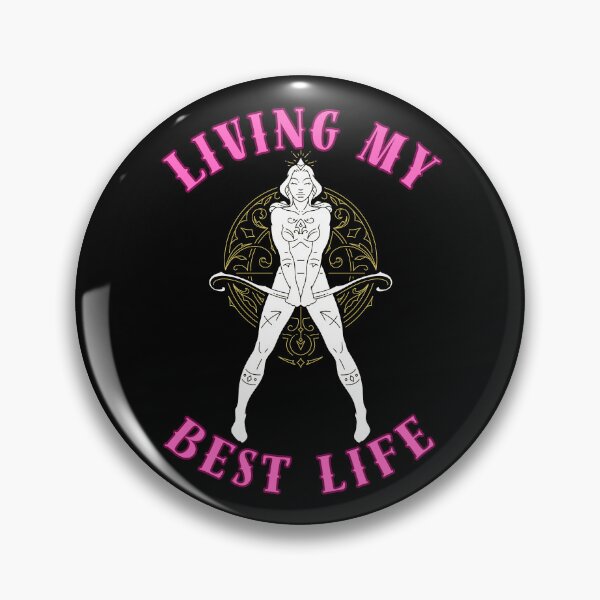 Item preview, Living My Best Life. sagittarius zodiac designed and sold by ZodiacWonders.