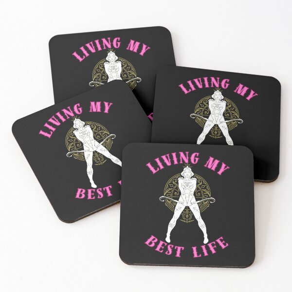 Item preview, Living My Best Life. sagittarius zodiac designed and sold by ZodiacWonders.
