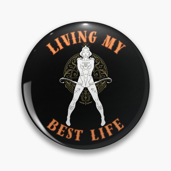 Item preview, Living My Best Life. sagittarius season designed and sold by ZodiacWonders.