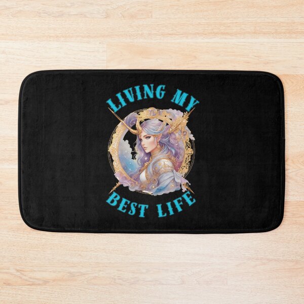 Item preview, Living My Best Life. sagittarius quote designed and sold by ZodiacWonders.