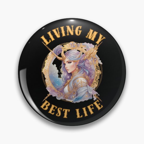 Item preview, Living My Best Life. sagittarius sayings designed and sold by ZodiacWonders.