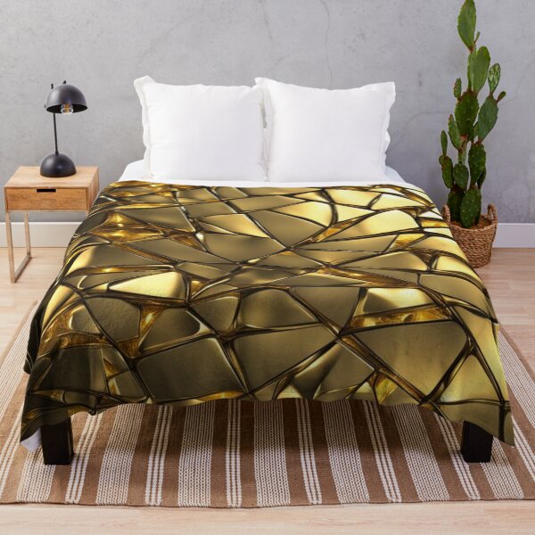 Item preview, Abstract Gold Shattered Glass Pattern designed and sold by calibrit.