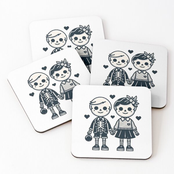 Item preview, Preppy Skeleton Couple designed and sold by revsdesign.