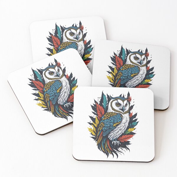 Item preview, Cartoon Characters | Colorful OWL | Comic Birds | InkSorcerer designed and sold by InkSorcerer.